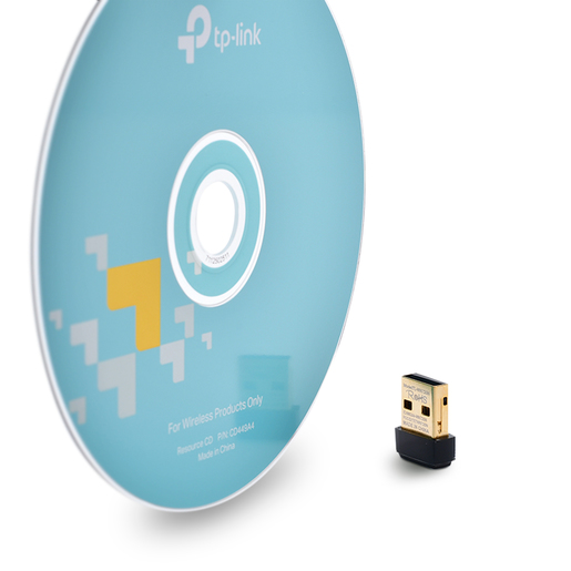 Adaptador WiFi Nano USB Inalámbrico TP-Link TL-WN725N / Negro