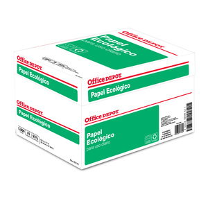 Caja de Papel Reciclado Office Depot Ecológico / Carta / 5000 hojas / Blanco Caja de Papel Reciclado Office Depot Ecológico / Carta / 5000 hojas / Blanco
