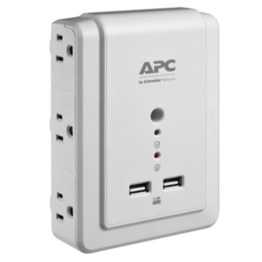 SUPRESOR DE PICOS APC ESSENTIAL SURGEARREST (6 CONTACTOS, BLANCO)