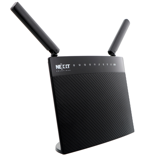 Router Inalámbrico Nexxt Acrux 1200-AC / 1 Gigabit / 2 antenas / 1 USB / 1200 Mbps