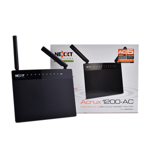 Router Inalámbrico Nexxt Acrux 1200-AC / 1 Gigabit / 2 antenas / 1 USB / 1200 Mbps Router Inalámbrico Nexxt Acrux 1200-AC / 1 Gigabit / 2 antenas / 1 USB / 1200 Mbps