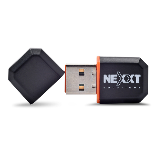 Adaptador WiFi USB Nexxt Lynx 600-AC / Doble banda / Negro