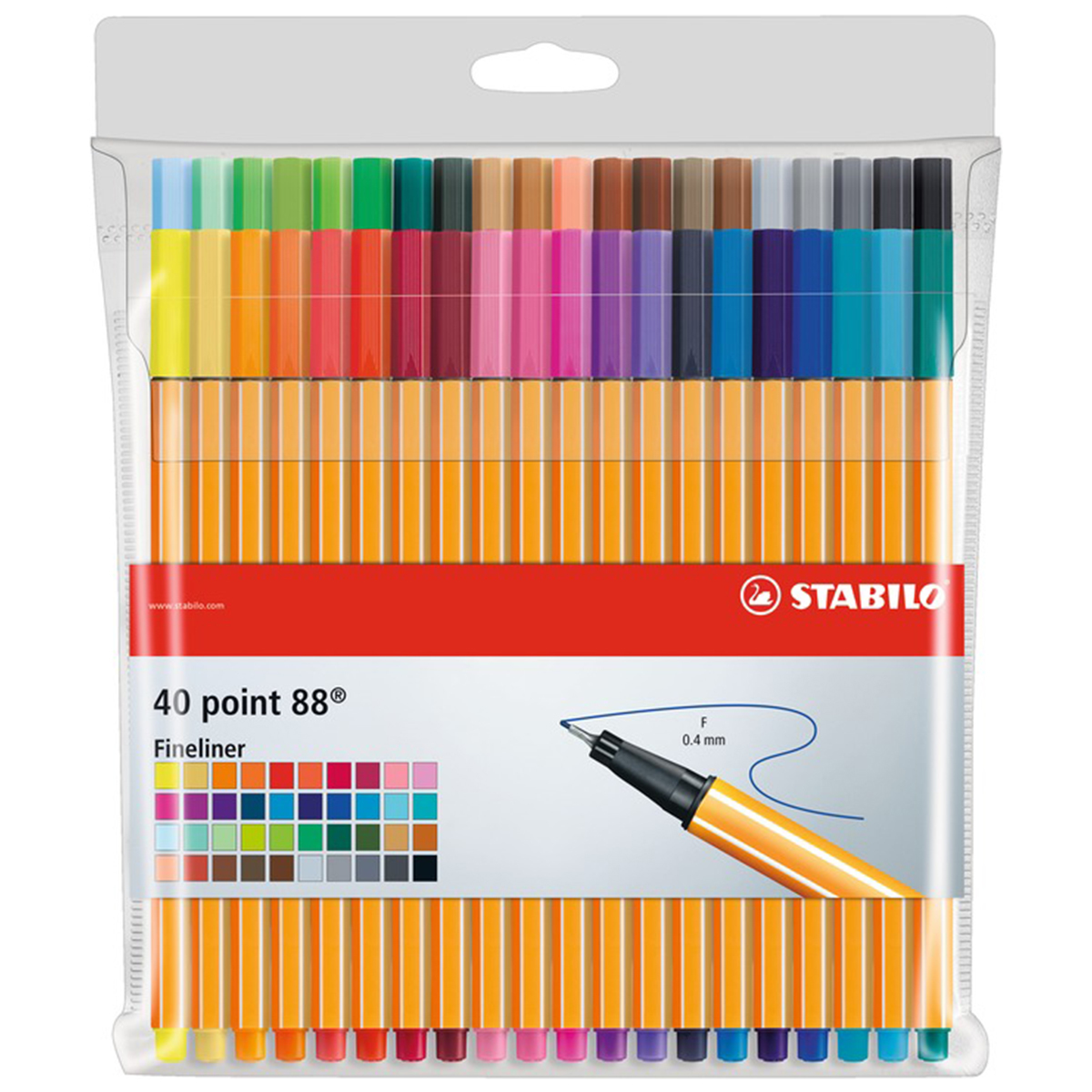 ROTULADOR STABILO POINT 88 (40 PZS.) | Office Depot Mexico