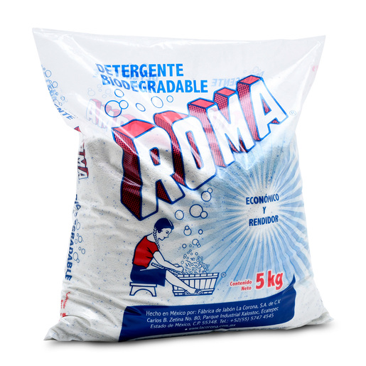 Detergente en Polvo Biodegradable Roma / 5 kg