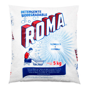 Detergente en Polvo Biodegradable Roma / 5 kg