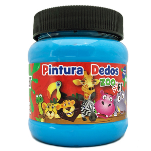PINTURA PARA DEDOS ZOO ART (AZUL, 250 ML) PINTURA PARA DEDOS ZOO ART (AZUL, 250 ML)