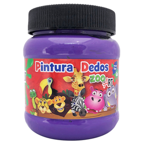 Pintura para Dedos Escolar Zoo Art / Violeta / 1 pieza / 250 ml