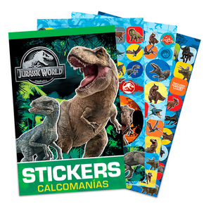 Block de Stickers Granmark Jurassic World 2  Block de Stickers Granmark Jurassic World 2