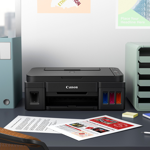 Impresora Multifunción Canon PIXMA G3110, con Sistema de tinta continua,  wifi y escaner — Compupel