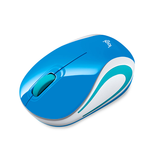 Mouse Inalámbrico Logitech M187 / Nano receptor USB / Azul / PC / Laptop / Mac