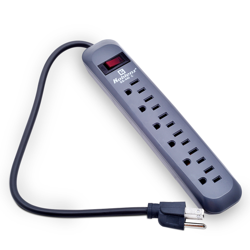 Supresor de Picos Multicontacto SS-440C Koblenz / 6 contactos / 440 joules / Negro