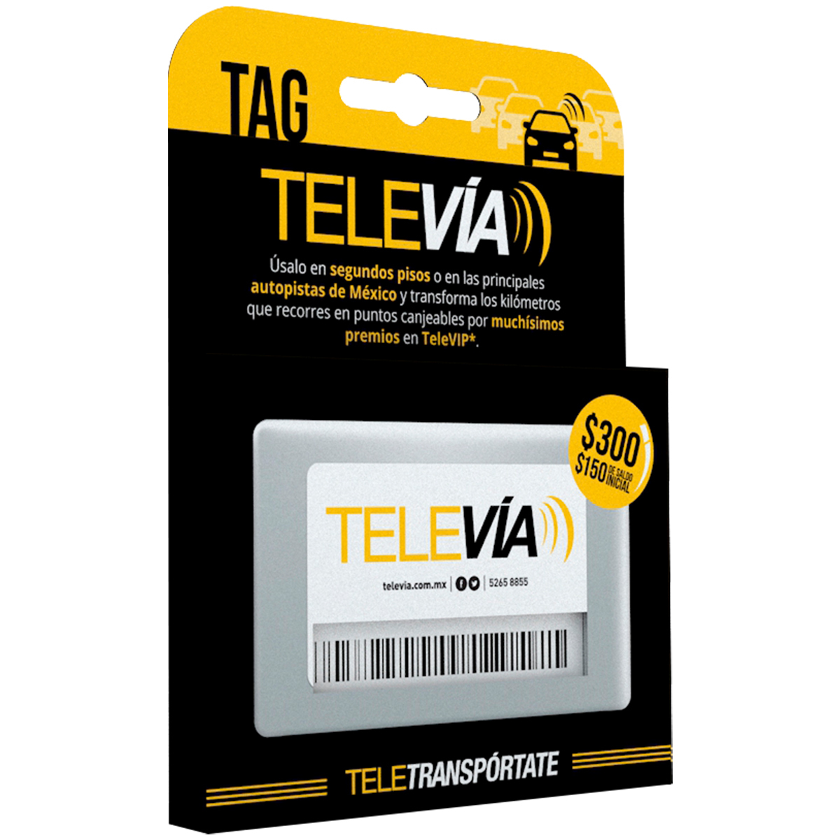 TAG TELEVIA (CLASICO, SALDO $150)