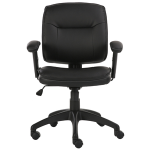 Silla de Oficina Office Depot Luxura / Polipiel / Negro