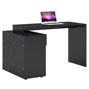 Escritorio L Office Depot Mode / Negro / MDF Escritorio L Office Depot Mode / Negro / MDF