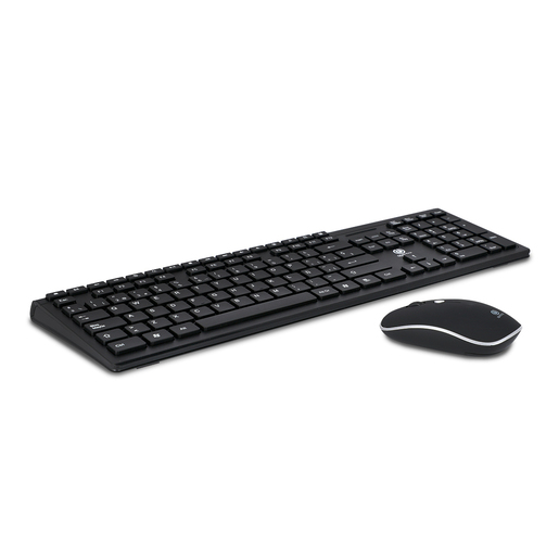 Teclado y Mouse Inalámbrico Spectra WKM-510 / USB / Windows / Estándar / Negro