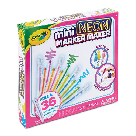 Mini Marker Marker Crayola Neón 187 piezas
