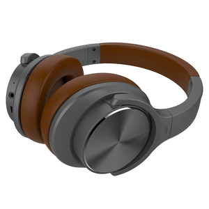 Audífonos de Diadema Spectra BH850 / On ear / Inalámbricos / Bluetooth / Entrada 3.5 mm / Gris con café Audífonos de Diadema Spectra BH850 / On ear / Inalámbricos / Bluetooth / Entrada 3.5 mm / Gris con café