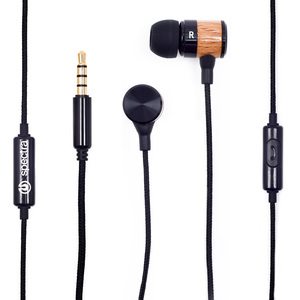 Audífonos Spectra EP257M / In ear / Plug 3.5 mm / Negro Audífonos Spectra EP257M / In ear / Plug 3.5 mm / Negro