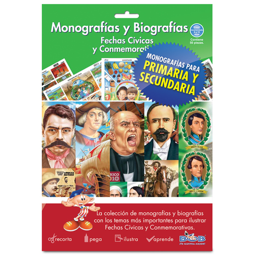 Paquete de Monografías Fechas Cívicas y Conmemorativas BOB