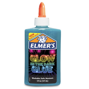 Pegamento con Diamantina Lavable Elmers Glow in The Dark Glue / Azul neón / 1 pieza / 147 ml Pegamento con Diamantina Lavable Elmers Glow in The Dark Glue / Azul neón / 1 pieza / 147 ml