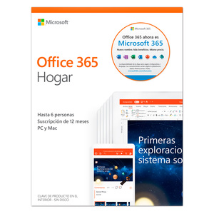 Microsoft Office 365 Hogar / Licencia 1 año / 6 usuarios / PC / Laptop / Mac / Dispositivos móviles Microsoft Office 365 Hogar / Licencia 1 año / 6 usuarios / PC / Laptop / Mac / Dispositivos móviles