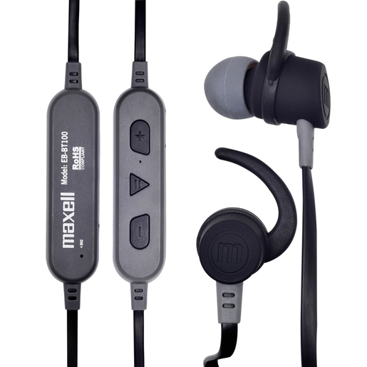 Audífonos Bluetooth Inalámbricos Maxell BT-100 / In ear / Negro