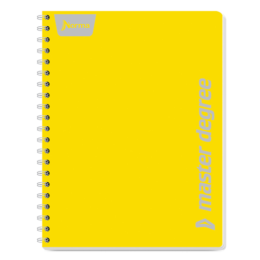 Cuaderno Profesional Norma Master Degree Clásico Cuadro Grande 100 hojas
