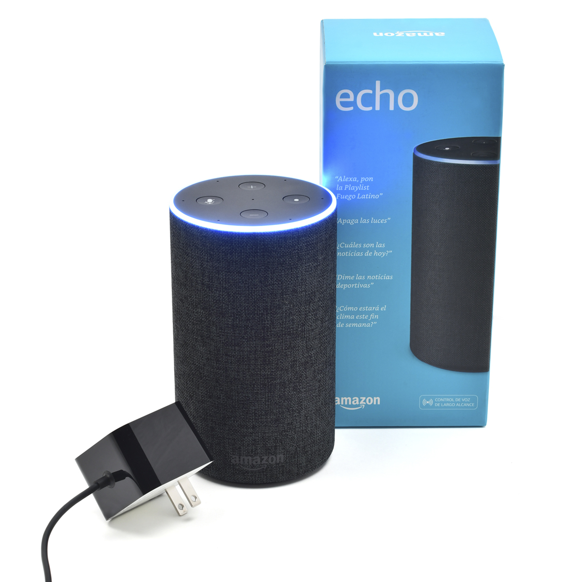 Alexa Amazon Echo 2da Generación Gris | Office Depot Mexico
