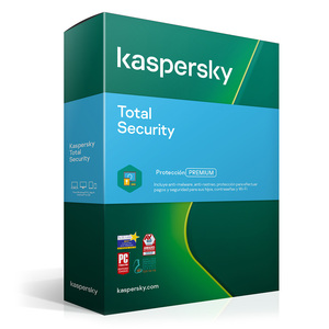 Antivirus Kaspersky Total Security / Licencia 1 año / 10 dispositivos / PC / Laptop /  Mac / Dispositivos móviles