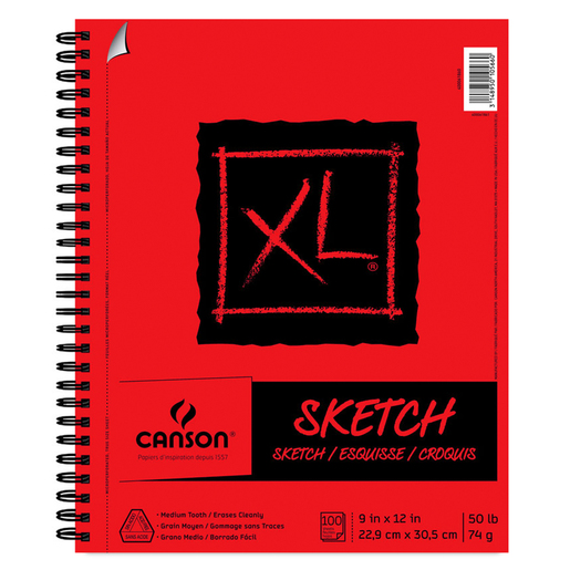 Cuaderno de Dibujo Canson XL Sketch 100 hojas