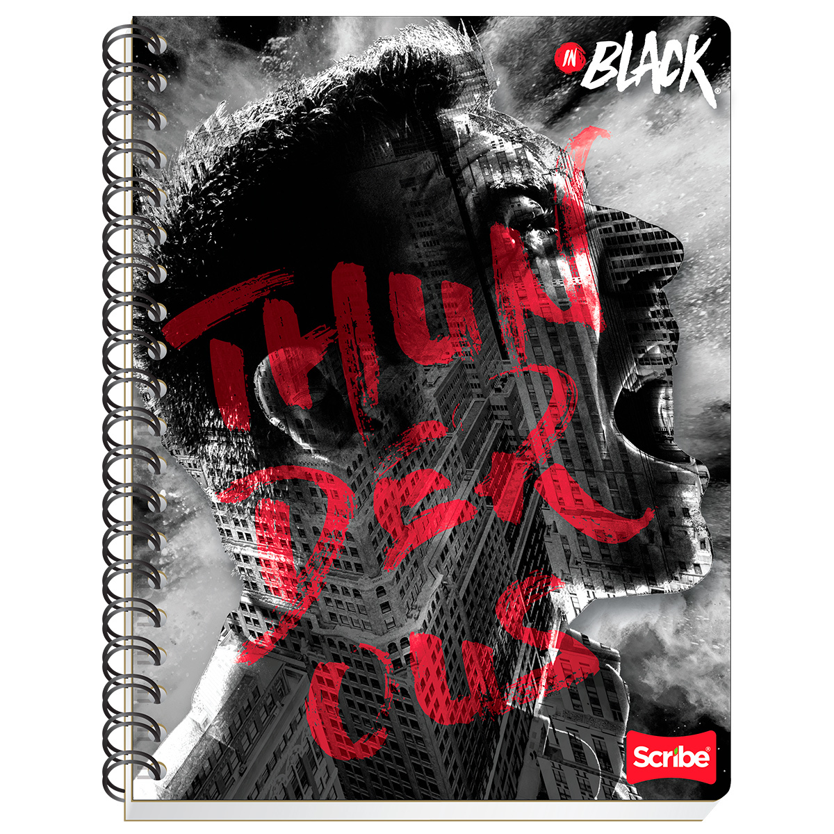 Cuaderno Profesional Scribe Cuadro Grande Negro 100 hojas 