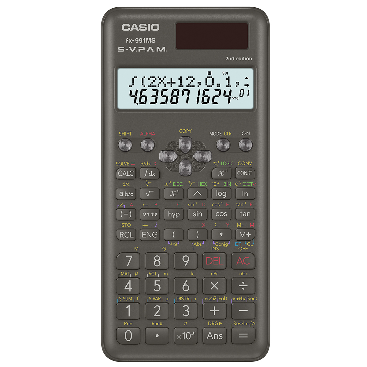Calculadora Científica Casio S VPAM Negra