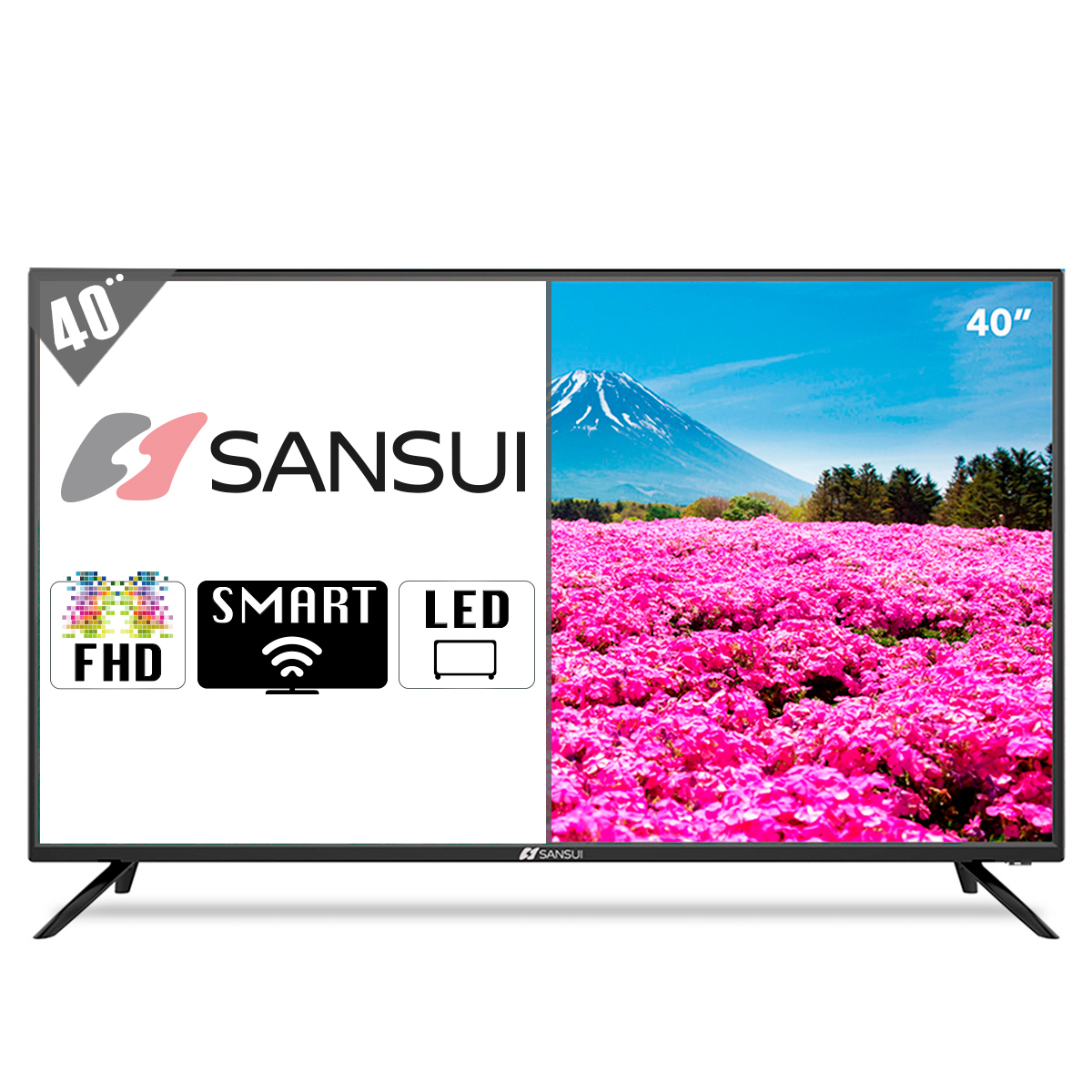 Pantalla Smart TV Sansui LED de 40 pulgadas Full HD SMX40T1FN con