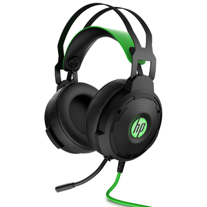 Audífonos Gamer Hp Pavillion 600 / Virtual Surround 7.1 / Led / USB / Laptop / PC / Negro con verde Audífonos Gamer Hp Pavillion 600 / Virtual Surround 7.1 / Led / USB / Laptop / PC / Negro con verde