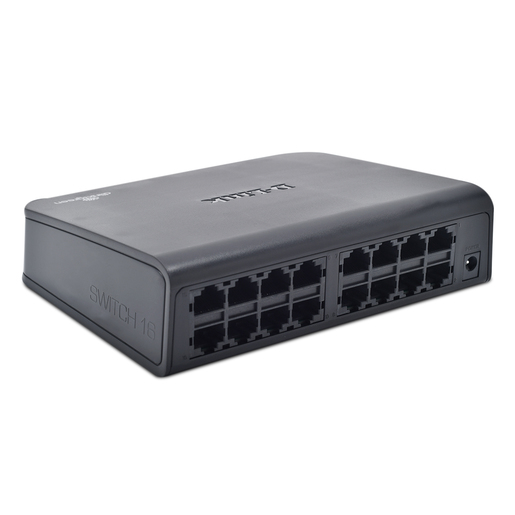 Switch Gigabit Ethernet DLink DES-1016A 16 puertos Negro