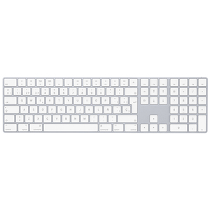 Teclado Inalámbrico Apple Magic Keyboard MQ052E/A / Bluetooth / Mac OS / iOS / Estándar / Plata