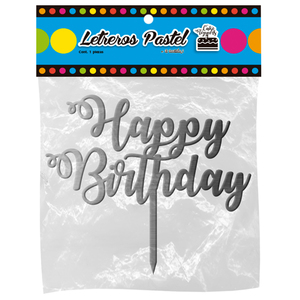 LETRERO PASTEL HAPPY BIRTHDAY LETRERO PASTEL HAPPY BIRTHDAY