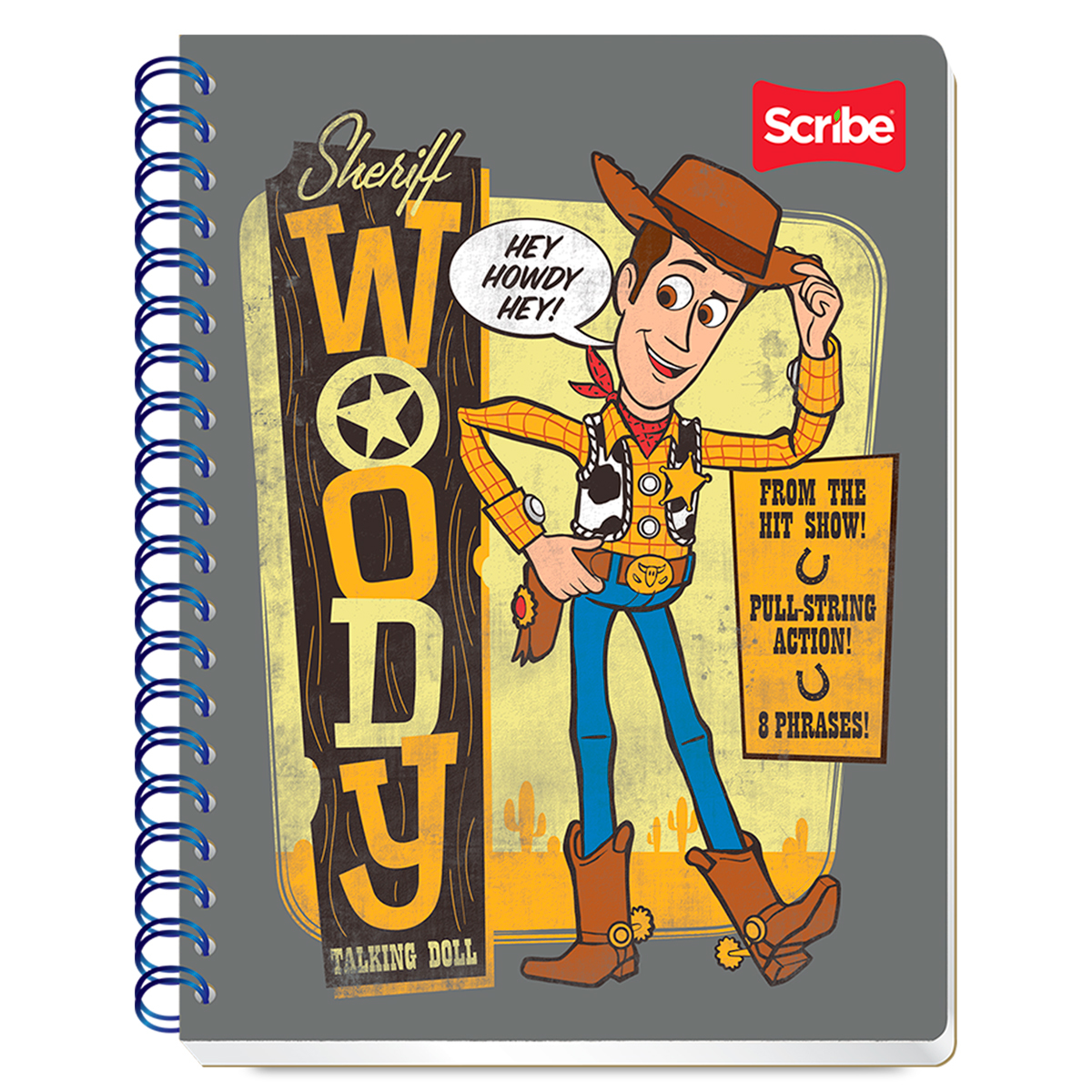 Cuaderno Profesional Scribe Edición Toy Story Raya 100 hojas