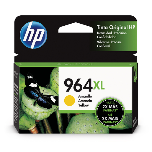 Cartucho de Tinta Hp 964XL / 3JA56AL / Amarillo / 1600 páginas / OfficeJet Pro