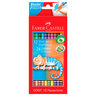 Lápices de Colores Bicolores Redondos Faber-Castell Ecolápices 2 en 1 / 12 piezas Lápices de Colores Bicolores Redondos Faber-Castell Ecolápices 2 en 1 / 12 piezas