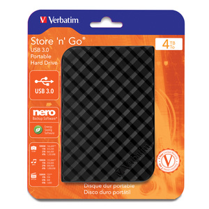 Disco Duro Externo Verbatim Store n Go / 4tb / USB 3.0 / Negro / Portátil Disco Duro Externo Verbatim Store n Go / 4tb / USB 3.0 / Negro / Portátil