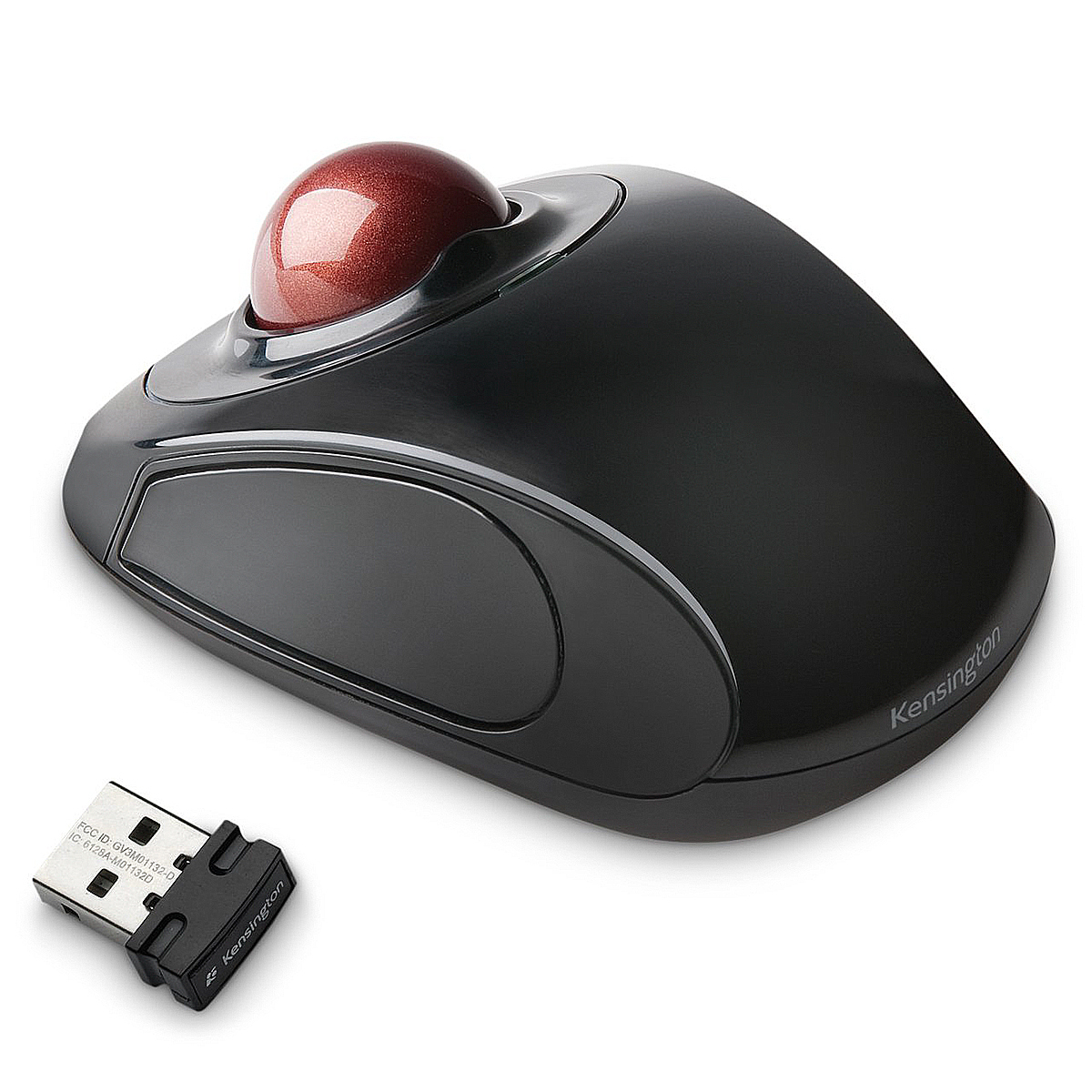 Mouse Inalámbrico Kensington Trackball Orbit / Nano receptor USB / Negro / PC / Laptop / Mac