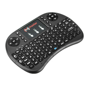 Teclado Inalámbrico con Touch Pad Master RM-SmartKey / USB / Multidispostivo / Mini / Negro Teclado Inalámbrico con Touch Pad Master RM-SmartKey / USB / Multidispostivo / Mini / Negro
