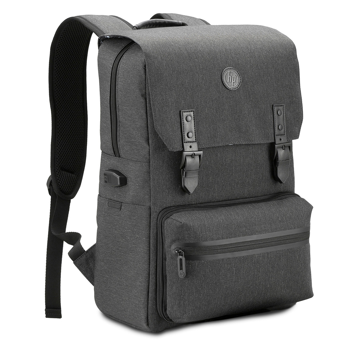 Mochila Para Laptop Hp Travel Usb 3 En 1 Gris 15 6 Pulg Office Depot Mexico