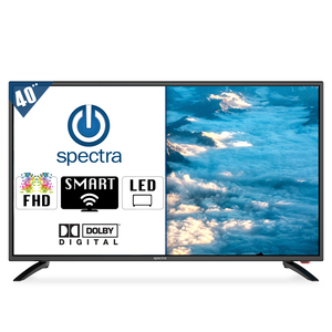 Pantalla TV Spectra SPTV4019SM / Full HD / 40 Pulg. / Smart TV / Led / Dolby Digital / HDMI / VGA / USB Pantalla TV Spectra SPTV4019SM / Full HD / 40 Pulg. / Smart TV / Led / Dolby Digital / HDMI / VGA / USB