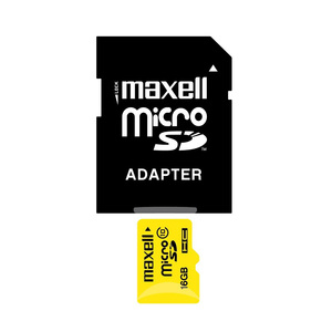 Memoria Micro SD con Adaptador Maxell / 16gb / SDHC / Clase 10