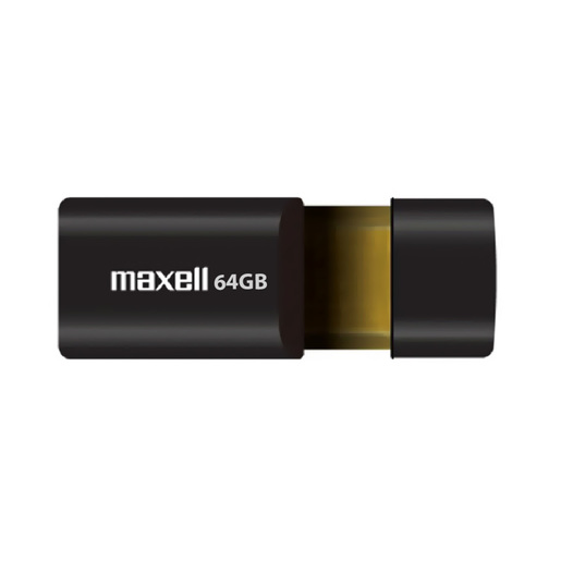 MEMORIA USB MAXELL FLIX (AMARILLO, 64 GB)
