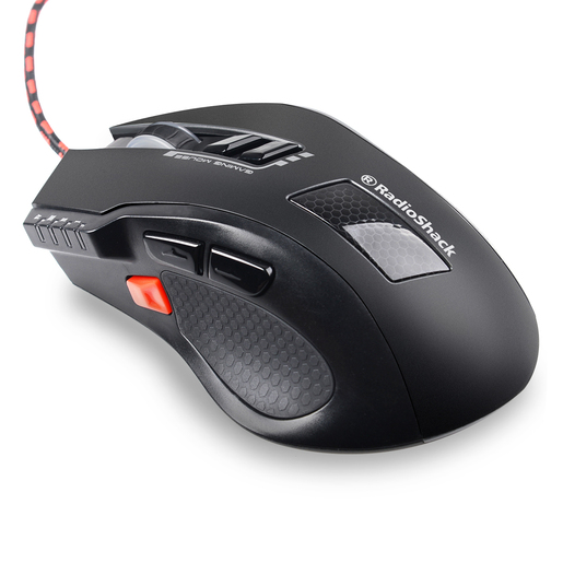 Mouse Gamer Óptico RadioShack MO-800G / RGB / Alámbrico / 3200 dpi / Negro