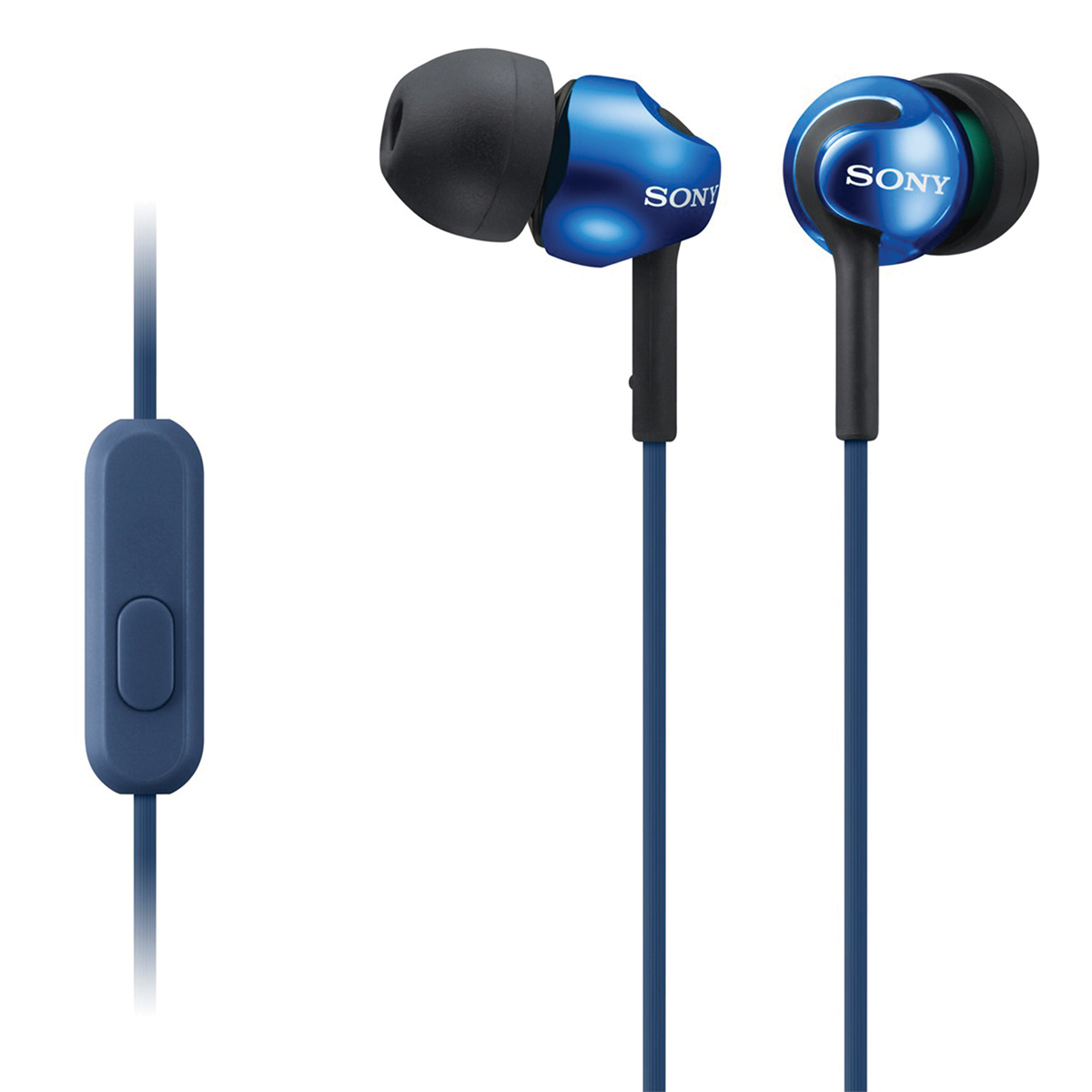 Audífonos Sony MDR EX110AP In ear Plug 3.5 mm Azul metálico