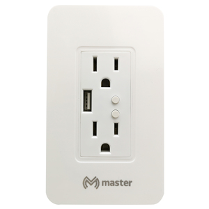 Contacto de Pared Inteligente Master / WiFi / Alexa / Google Home / Blanco Contacto de Pared Inteligente Master / WiFi / Alexa / Google Home / Blanco